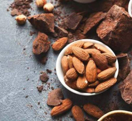 Almond Chocolate with Coffee