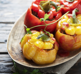 High Protein Stuffed Peppers